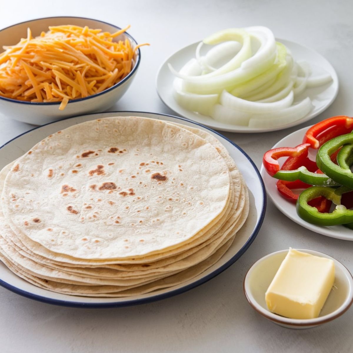 Steak Quesadilla Recipe ingredients For the Quesadillas