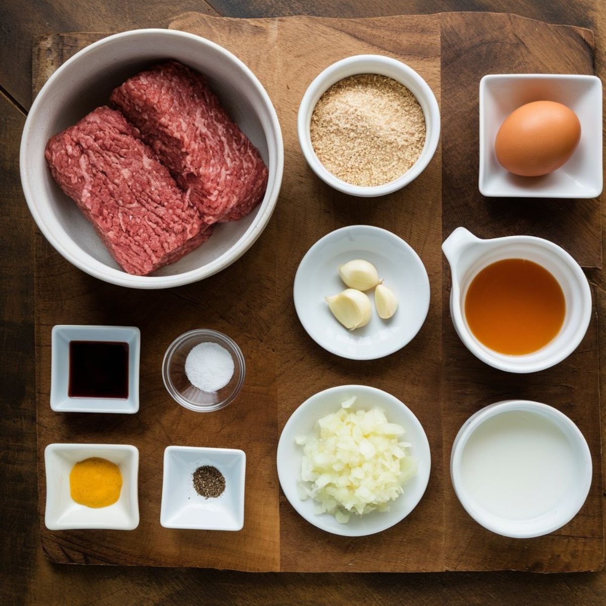 Salisbury Steak Recipe Ingredients For the Steak Patties