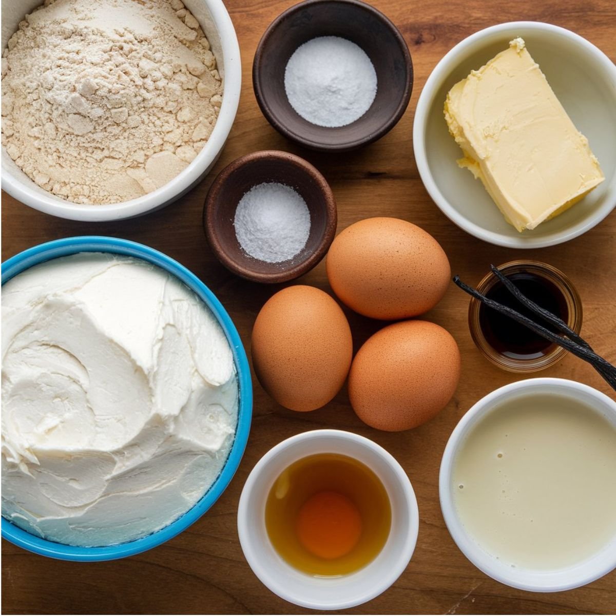 Ingredients For the Vanilla Cake Layers