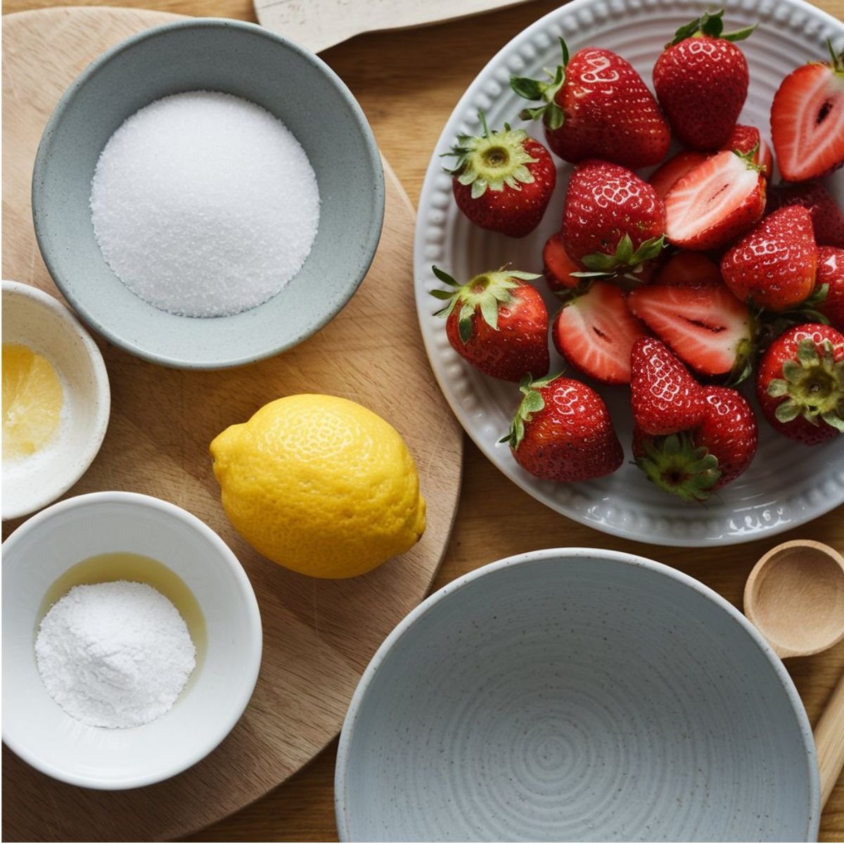  Ingredients For the Strawberry Compote