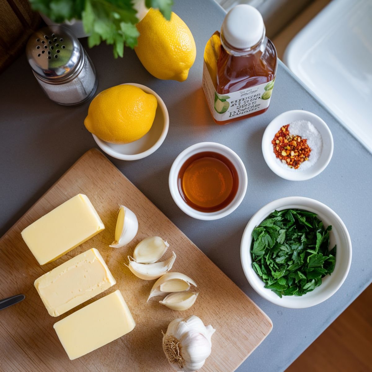 Ingredients
For the Honey-Garlic Butter Sauce