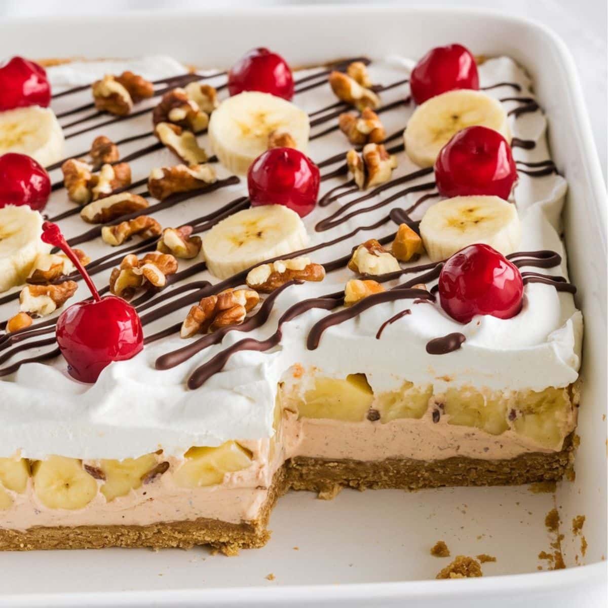 Banana Split Cake Recipe