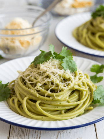 Creamy Green Spaghetti Recipe