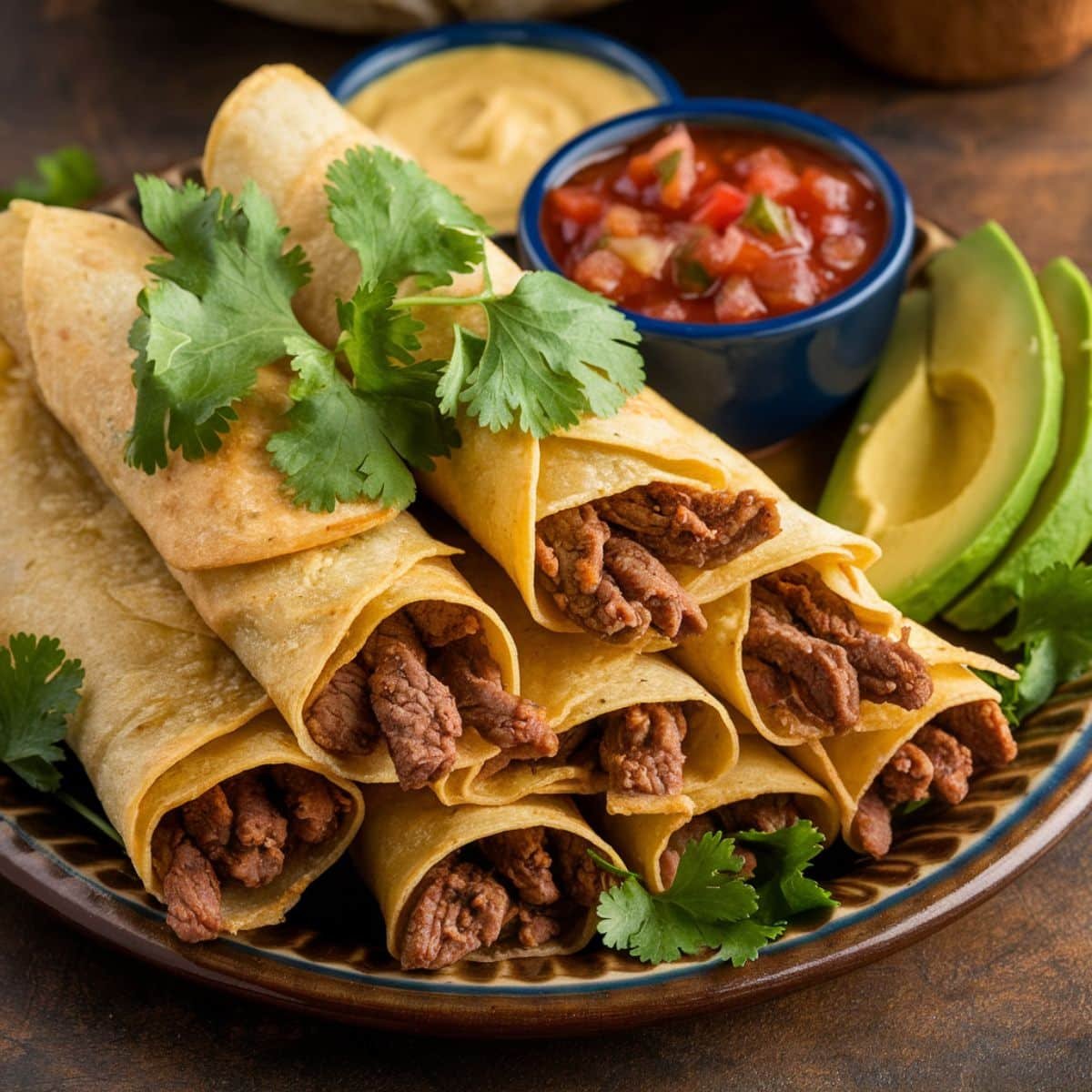 Crispy Beef Taquitos Recipe