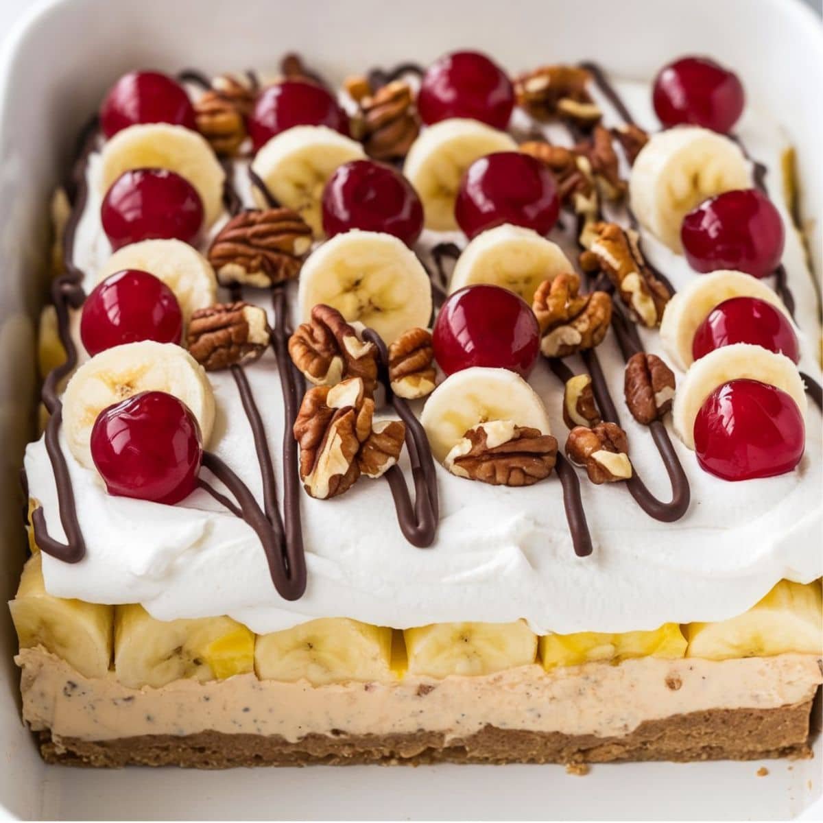 Banana Split Cake Recipe