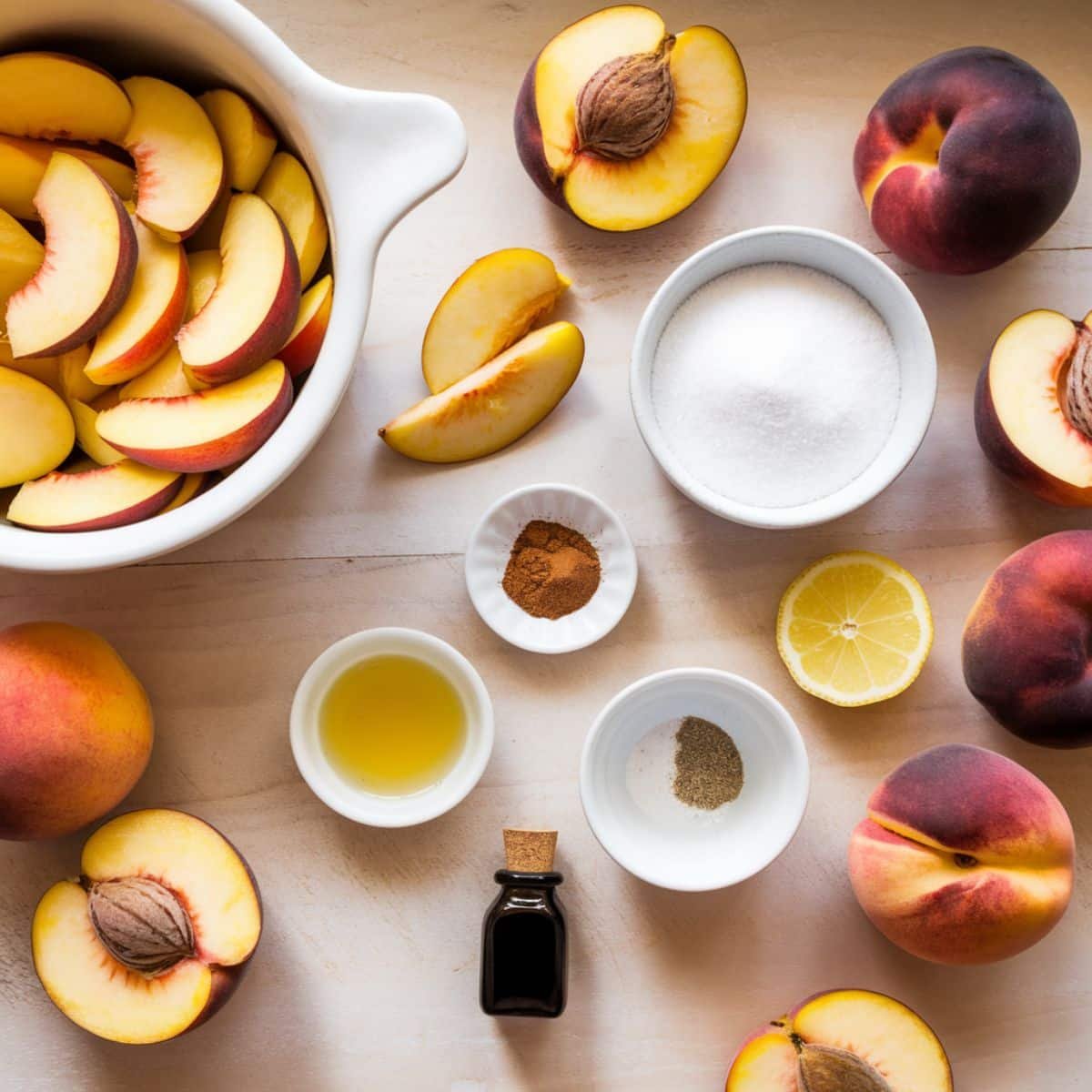 Ingredients
For the Peach Filling