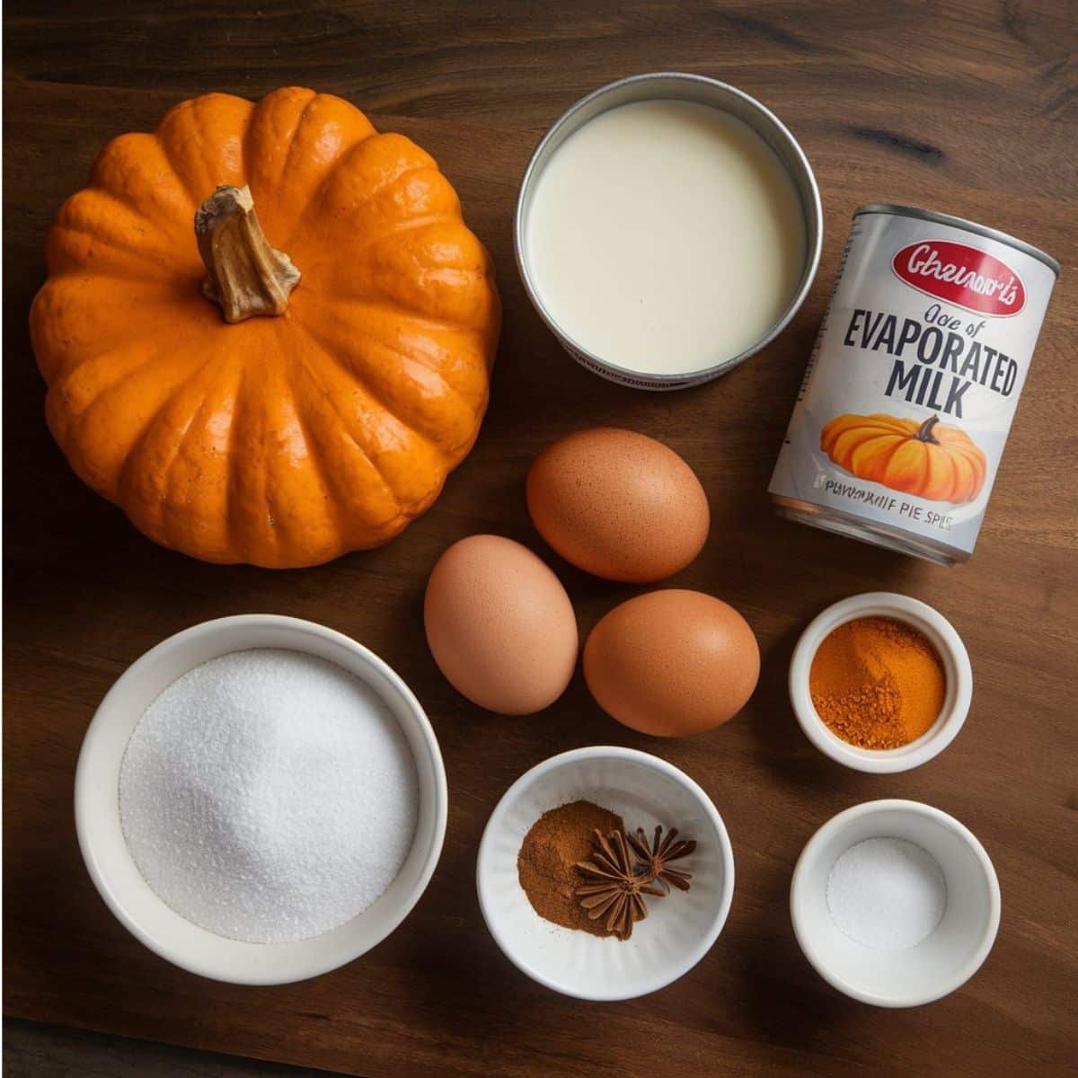 Pumpkin Dump Cake Recipe Ingredients
For the Pumpkin Layer