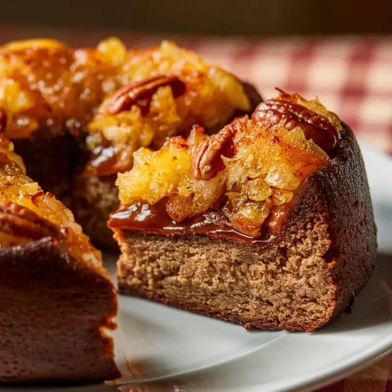 Upside-Down German Chocolate Cake