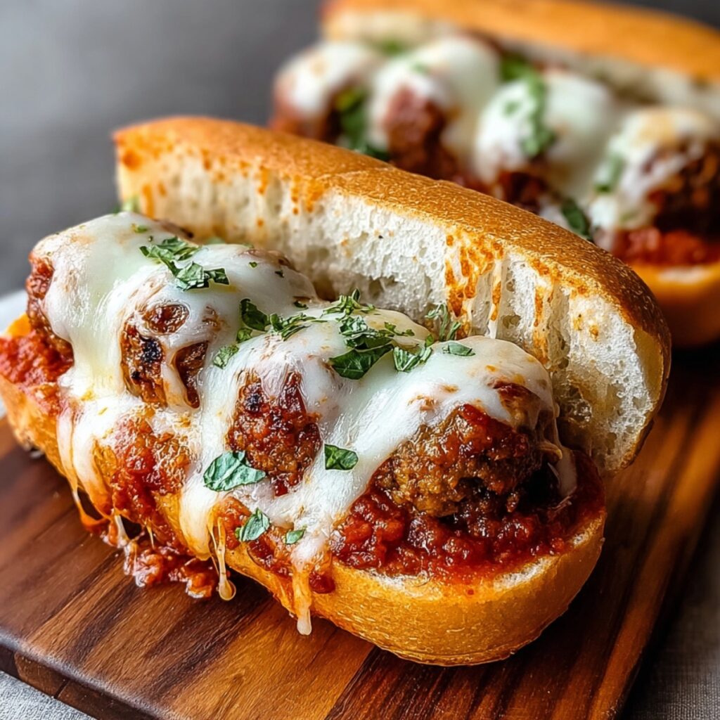 Easy Cheesy Meatball Subs Recipe