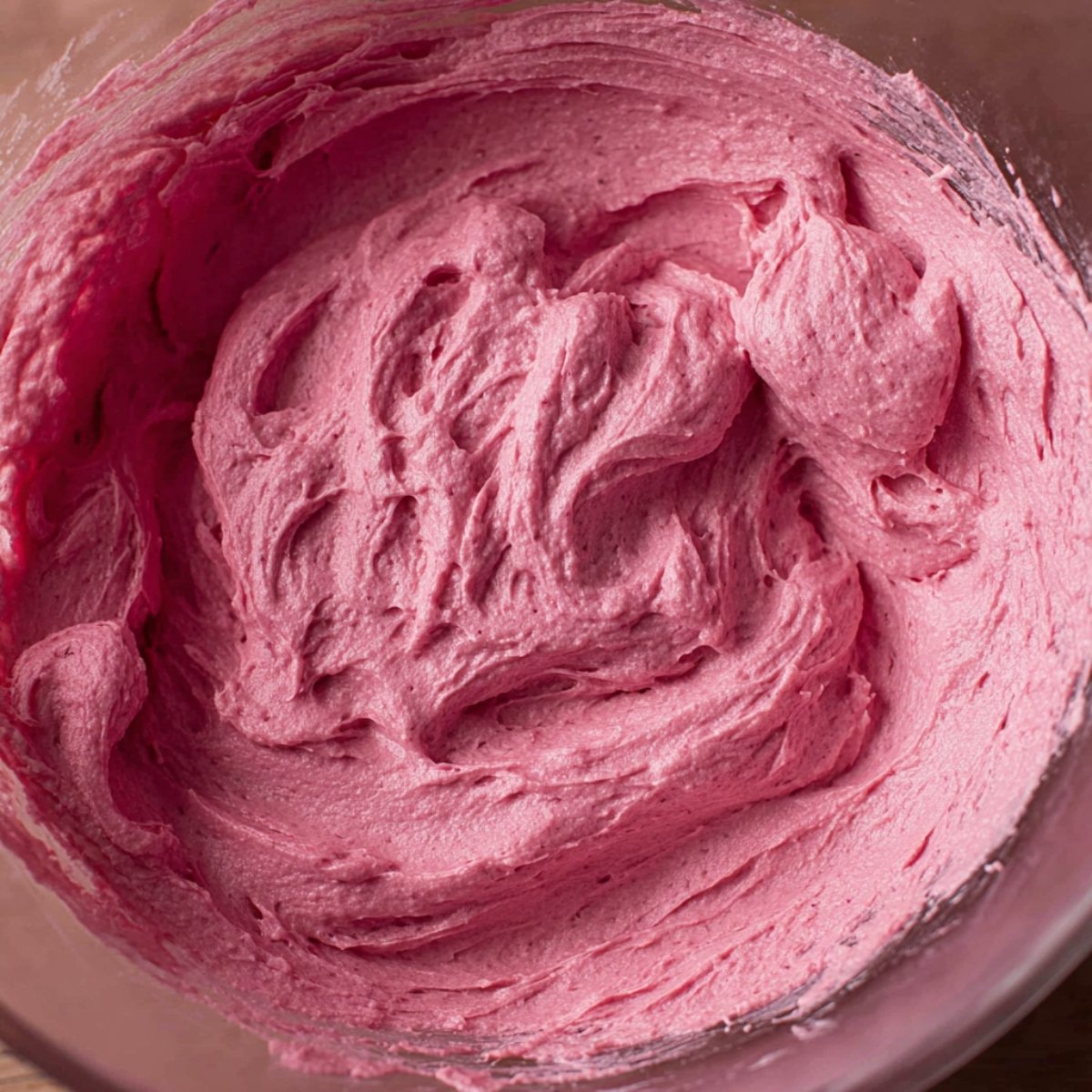 Add the raspberry powder, raspberry preserves, and vanilla to the buttercream. Mix on low speed to combine, then beat on medium-high until light and fluffy.
