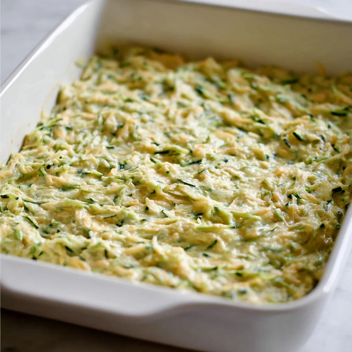 Pop it in the oven for 30 minutes. It'll start to set and get a little puffy.