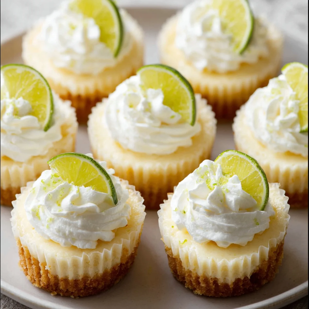 Enjoy right away, or keep the decorated cheesecakes in the refrigerator for up to 24 hours before serving.