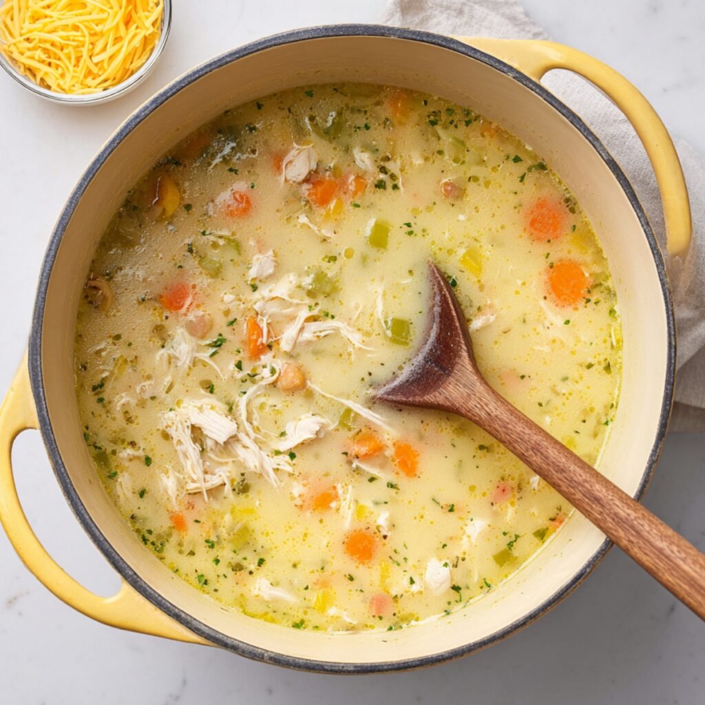 Easy Crack Chicken Noodle Soup - 11 Simple Ingredients